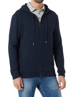 Pánská mikina s kašmírem na zip 50480684-406 - HUGO BOSS