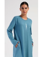 Dámské domácí šaty s dlouhým rukávem Alžběta