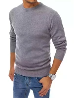 Pánský šedý svetr FashionStreet WX1714 Pánský šedý svetr FashionStreet WX1714