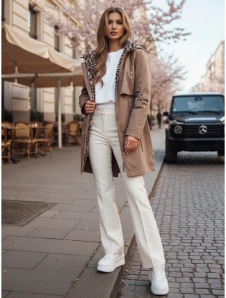 Dámská přechodná bunda parka FERISSA khaki FashionStreet TY4873