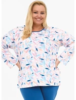 Pyžamo Cornette 392/451 Amelia long/r 3XL-5XL dámské Pyžamo Cornette 392/451 Amelia long/r 3XL-5XL dámské