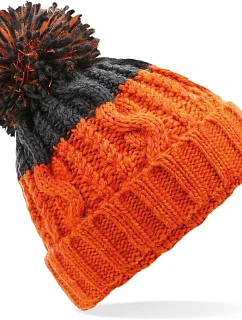Beechfield B 437 Čepice Apres 53.0437 orange/graphite grey