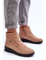 Dámské zimní sněhule v barvě bežové Helis Dámské zimní sněhule v barvě bežové Helis