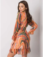 Šaty DHJ SK 12220 4.21 oranžová