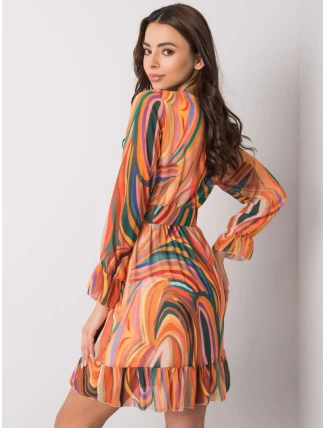 Šaty DHJ SK 12220 4.21 oranžová