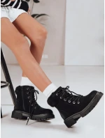 Dámské zateplené trapery černé FashionStreet ZY1292 Dámské zateplené trapery černé FashionStreet ZY1292