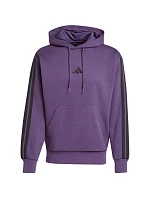 Pánská mikina adidas Essentials 3-Stripes Fleece fialová JX0740 pánská Pánská mikina adidas Essentials 3-Stripes Fleece fialová JX0740 pánská