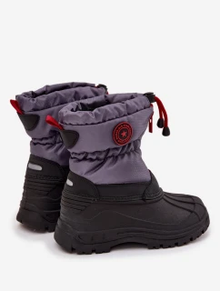 Dětské zimní boty Big Star - šedočerná