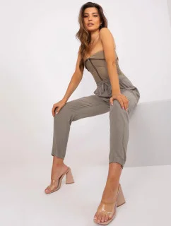 Dámské kalhoty D73760M61869O Khaki - Sublevel