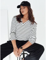 Dámská pruhovaná halenka VARASE bílá FashionStreet RY2365