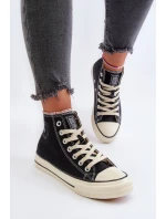 Dámské vysoké tenisky Big Star NN274283 černé