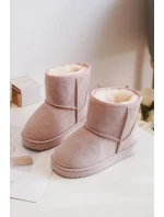 Dětské Zateplené Sněhule Růžové Gooby