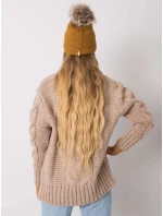 Dámská čepice 69 tmavě žlutá Dámská čepice 69 tmavě žlutá