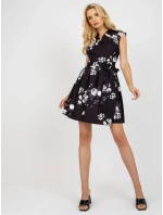 Dámské šaty LK SK 508939 černé Dámské šaty LK SK 508939 černé