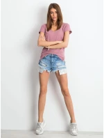 Tričko RV TS 4837.28P tmavě růžová Tričko RV TS 4837.28P tmavě růžová