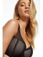 Dámská podprsenka Lara-B4 Černá - Gorteks Dámská podprsenka Lara-B4 Černá - Gorteks