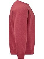 Fruit of the Loom Classic Raglan Sweat Raglánová mikina 16.2216 vintage heather red