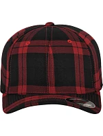 Flexfit 6197 6 panelová kšiltovka "Tartan Plaid" 55.6197 black/red Flexfit 6197 6 panelová kšiltovka "Tartan Plaid" 55.6197 black/red