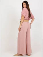 Kalhoty DHJ SP 8387.57 světle růžová