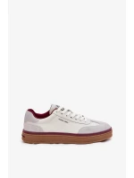 Dámské kožené sneakers Daniel Lopez Just Dare – bílo-šedé