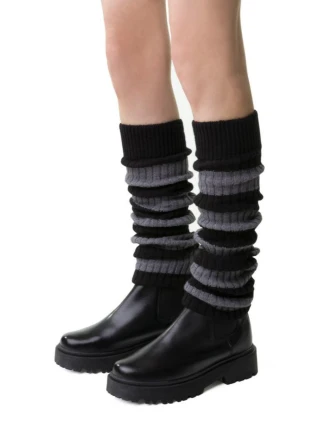 Vlněné kamaše 068 pruhy