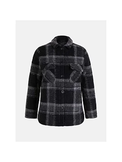 Bunda Peak Performance W Kelly Wool Shirt Jkt, černá