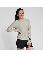 Běžecké tričko Rogelli T-shirt DR ESSENTIAL, písková barva, velikost XL Běžecké tričko Rogelli T-shirt DR ESSENTIAL, písková barva, velikost XL