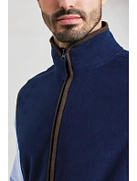 Premier PR 803 Pánská fleecová vesta "Artisan" 39.0803 navy/brown Premier PR 803 Pánská fleecová vesta "Artisan" 39.0803 navy/brown