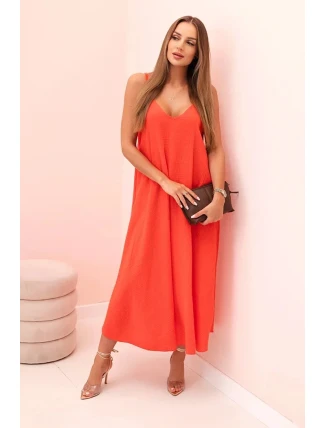 Mušelínové šaty na ramínka malina Mušelínové šaty na ramínka malina