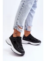 Modní Dámské Sportovní Boty S Síťovinou Černá Venice