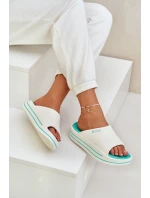 Dámské Pantofle Na Platformě Big Star NN274A038 Bílo-Mátové