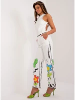 Kalhoty DHJ SP 18857.31 ecru Kalhoty DHJ SP 18857.31 ecru