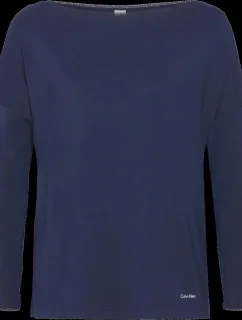 Dámské tričko na spaní QS6264E-2VZ tmavěmodrá - Calvin Klein