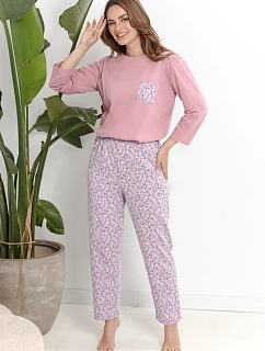 3629 DÁMSKÉ DLOUHÉ PYŽAMO AGNESSA S–XL