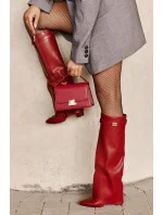 Kozačky na podpatku model 200639 Step in style Kozačky na podpatku model 200639 Step in style