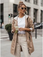 Dámská přechodná bunda parka MEROY béžová FashionStreet TY4288