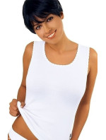 Bílá dámská košilka Emili Michele S-XL