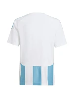 Dětské tričko adidas Striped 24 Jersey bílo-modré IW2137