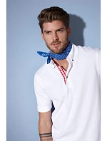 Daiber JN 716 Pánské piqué polo v tradičním krojovém stylu 02.0716 red/red white