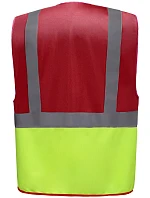 Yoko HVW 801 Hi-Vis multifunkční vesta 79.W801 red/hi vis yellow