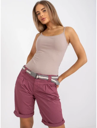 Šortky D63990Z63080Z tmavě růžové