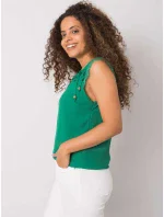 Dámský top DHJ TP 13317.25P tmavě zelený Dámský top DHJ TP 13317.25P tmavě zelený