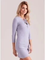 Šaty CZ SK 1410.52 světle šedá