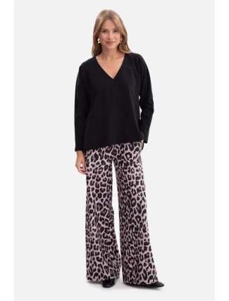 B302 Pletené kalhoty s potiskem - model 1