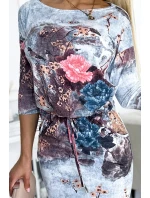 Sportovní šaty13-155 modré s potiskem - Numoco