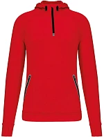 Kariban ProAct PA 360 Sportovní mikina s kapucí a 1/4 zipem 20.P360 red Kariban ProAct PA 360 Sportovní mikina s kapucí a 1/4 zipem 20.P360 red
