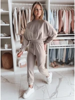 Dámské tepláky ELEGRA mocha FashionStreet UY2515 Dámské tepláky ELEGRA mocha FashionStreet UY2515