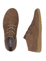 Pánské hnědé kožené polobotky Rieker 08301-24