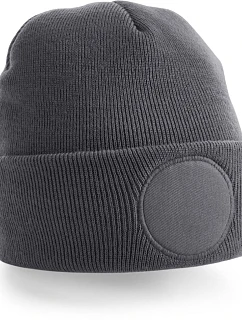 Beechfield B 446 Čepice s kruhovou nášivkou 53.0446 graphite grey