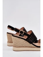 Dámské Sandály S Prodyšným Designem Na Klínu Černé Zolira